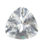 Natural white sapphire 0.57 carat trillion cut loose gemstone Ceylon