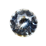 Natural White Sapphire 1.08 Carat Round Cut from Ceylon