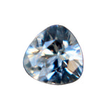 Natural white sapphire trillion cut 0.55 carat unheated loose gemstone Sapphire Pal Australia