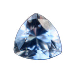 0.81ct natural white sapphire, trillion 6.00×5.90mm, Ceylon origin – face-up