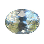 1.53ct pale yellow (near-colourless) sapphire, oval cut, Ceylon origin