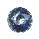 Natural White Sapphire 0.86 Carat Round Cut from Ceylon