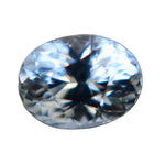 Natural white sapphire 1.42 carat oval cut Ceylon loose gemstone VS clarity