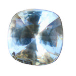 0.60ct natural white sapphire cushion cut Ceylon gemstone loose stone