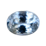 Natural white sapphire 0.80 carat oval cut loose gemstone from Ceylon