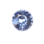 Natural White Sapphire Round Cut 2.15ct from Ceylon – Unheated VVS loose gemstone