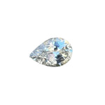 Natural white sapphire 0.95 carat pear cut loose gemstone from Ceylon
