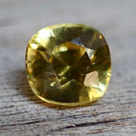 Natural Yellow Sapphire – 0.48 Carat Cushion Cut | Ceylon Gemstone - Sapphirepal