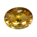 Natural Yellow Sapphire – 3.94 Carat Oval Cut | Untreated Golden Gem - Sapphirepal