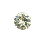 Natural unheated yellow sapphire round cut 0.80 carat VVS Ceylon loose gemstone