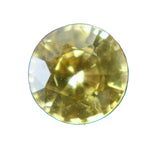 0.80 ct natural yellow sapphire, round 5.57 mm, Ceylon origin, VS clarity, heated