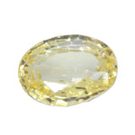 1.20ct natural yellow sapphire oval, unheated eye clean Ceylon gemstone