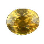 0.50ct natural yellow sapphire oval cut loose gemstone for engagement ring