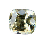 Natural unheated yellow sapphire 1.15 carat cushion cut Ceylon loose gemstone