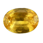 0.45 ct Natural Yellow Sapphire, Oval Cut, eye-clean clarity – Sapphire Pal