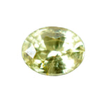 Natural yellow sapphire 0.94 carat oval cut unheated loose gemstone