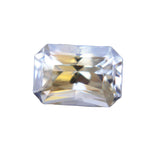 Yellow sapphire gemstone 2.13 carat emerald cut β Sapphire Pal