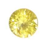 Natural Yellow Sapphire 0.71ct Round Cut Ceylon Loose Gemstone