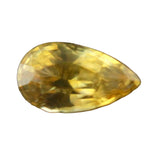 Natural yellow sapphire 0.56 carat pear cut loose gemstone from Ceylon Sapphire Pal Australia