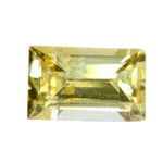 Natural yellow sapphire baguette cut 0.37 carat loose gemstone from Ceylon Sapphire Pal Australia