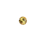 Natural yellow zircon 1.16 carat round cut loose gemstone from Ceylon eye clean untreated