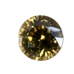 Natural Yellow Zircon Gemstone | 1.57 Carat Round Cut | Ceylon Origin | Loose VS Clarity Yellow Zircon | Sapphire Pal Australia