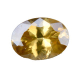 Natural yellow zircon 1.95ct oval cut untreated Ceylon gemstone