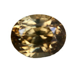 Natural Yellowish Brown Zircon – 2.30 Carat Oval Cut from Ceylon - Sapphire pal