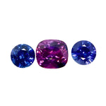 Natural Ceylon Sapphire Set β 1.30ct Cushion + Round | Sapphire Pal