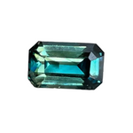 Natural Green Sapphire | Emerald Cut | 1.00 Carat | Australia