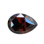 8.00 Carat Natural Orangish Brown Zircon – Pear Cut, Untreated, VVS1 Clarity