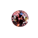 1.90 carat natural orangish brown zircon round cut gemstone from Ceylon β unheated, VS clarity, fully transparent, ships from Australia via Sapphire Pal