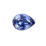 1.22ct natural purple sapphire, pear 7.45×5.66mm, Ceylon origin – face-up