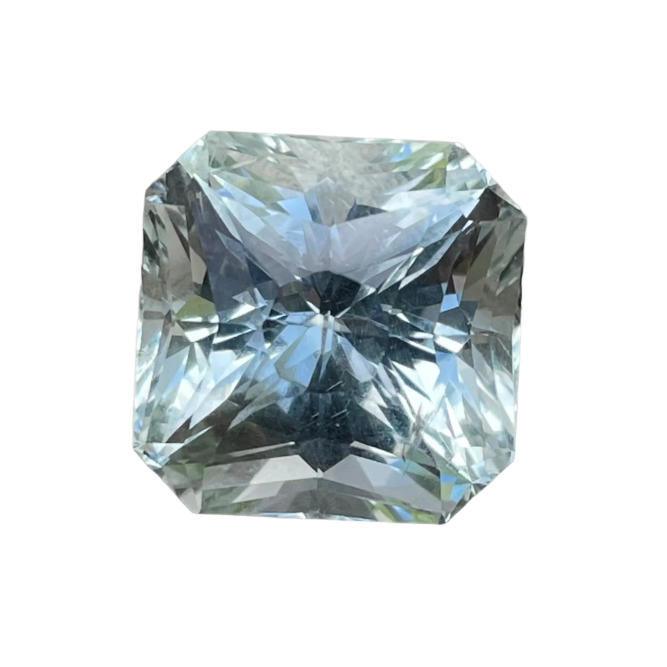 Natural White Beryl Carat – Octagon Cut Gemstone from Ceylon