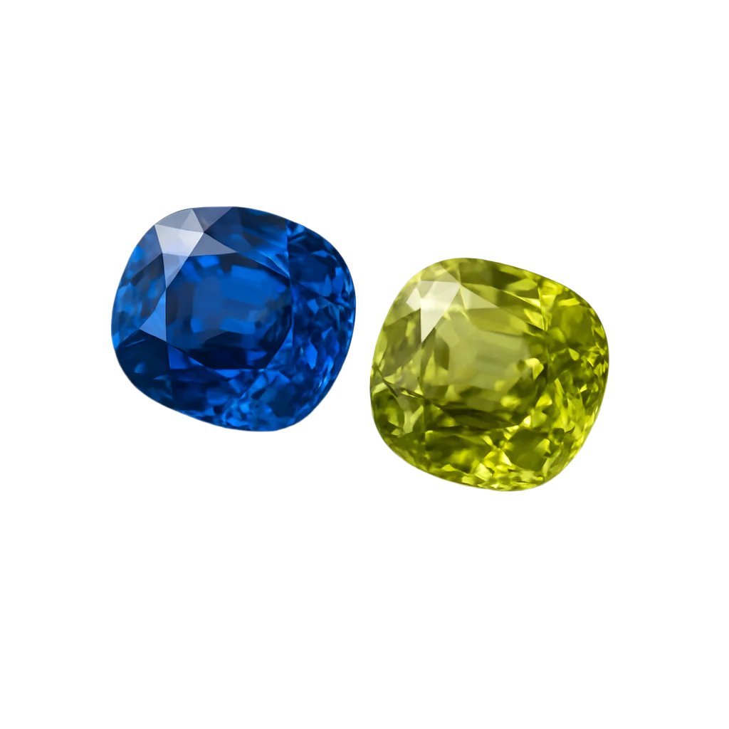 Pair of Natural Gemstones – Perfectly Matched - Sapphirepal