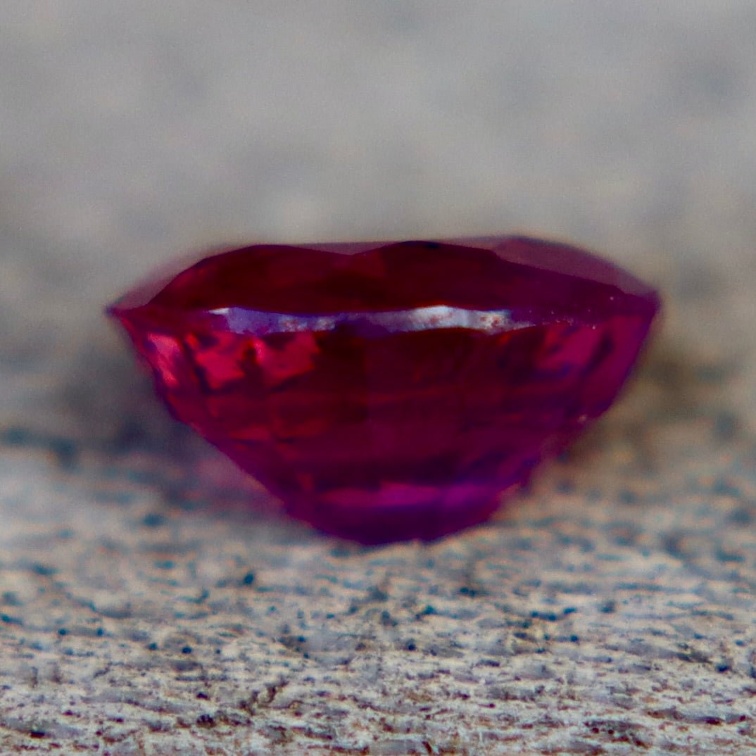 0.40 Carat Natural Ruby – Pinkish Red Oval Cut Loose Gemstone (Earth Sourced) - Sapphirepal
