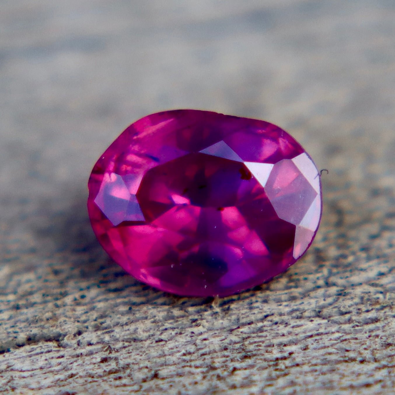 0.40 Carat Natural Ruby – Pinkish Red Oval Cut Loose Gemstone (Earth Sourced) - Sapphirepal