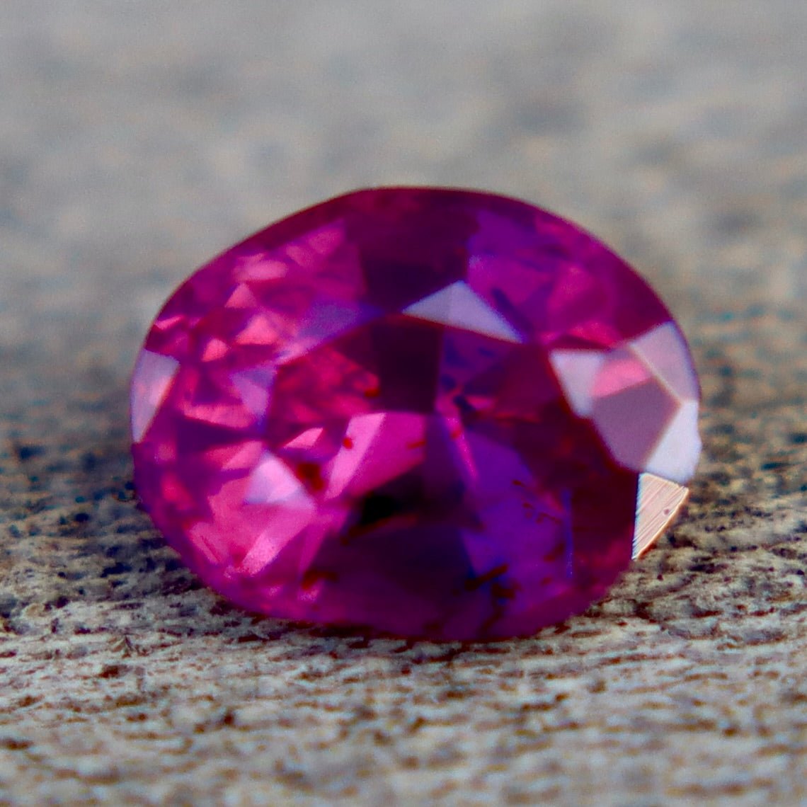 0.40 Carat Natural Ruby – Pinkish Red Oval Cut Loose Gemstone (Earth Sourced) - Sapphirepal