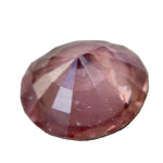 0.46 ct Natural Padparadscha Sapphire (Ceylon, Unheated & Untreated) – Round Cut - Sapphirepal