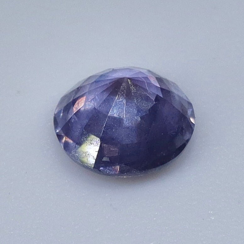 0.52 Carat Natural Purple Sapphire (Ceylon) — Unheated, Round Cut, SI | Sapphire Pal Australia - Sapphirepal
