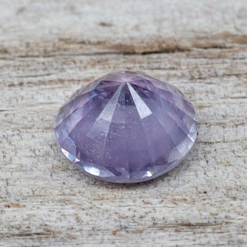 0.52 ct Natural Purple Sapphire – Round Cut, Ceylon (Untreated) | Earth - Sourced Loose Sapphire from Australia - Sapphirepal
