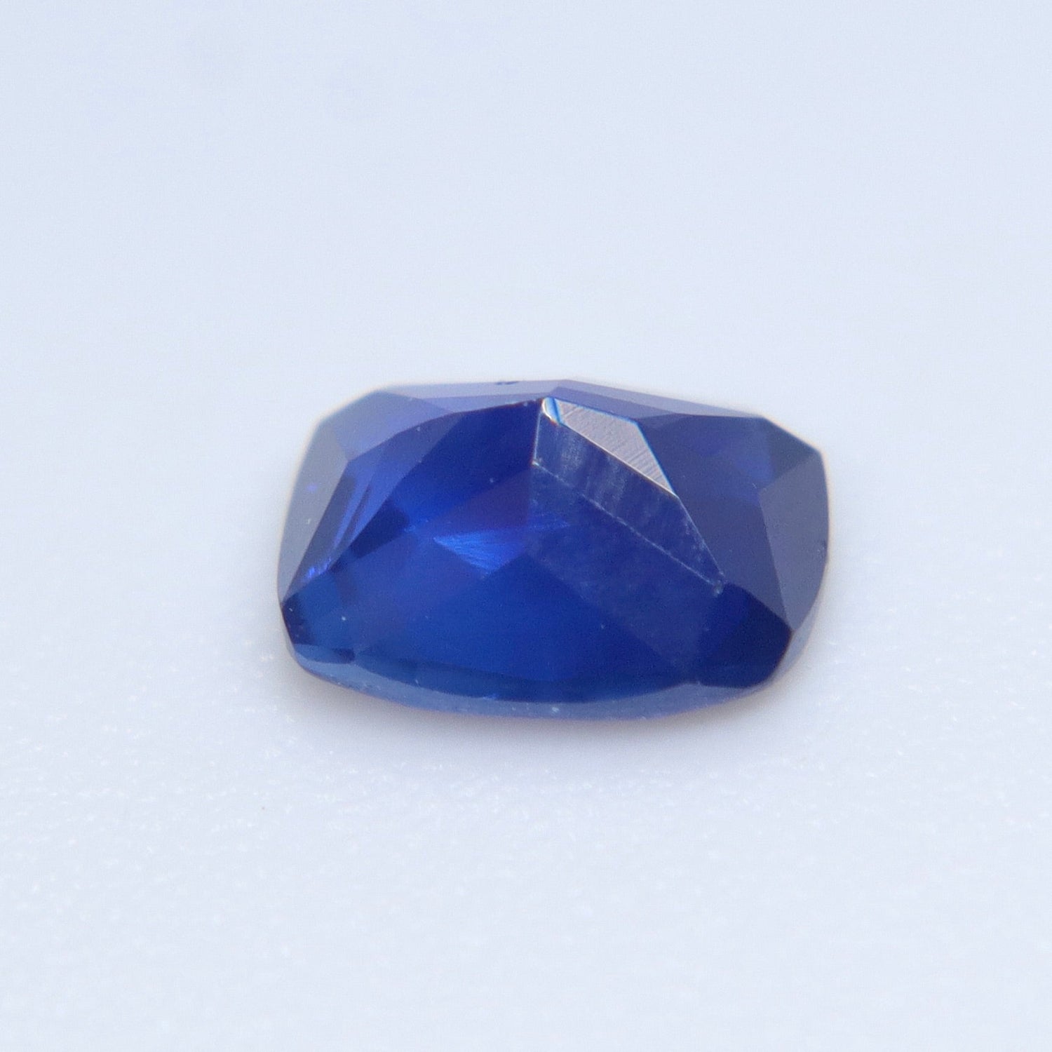 0.60 ct Natural Blue Sapphire – Cushion Cut, VS, Ceylon (Heated) | Earth - Sourced Loose Sapphire - Sapphirepal