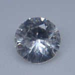 0.63ct Natural White Sapphire – Unheated Round Ceylon Gemstone - Sapphirepal