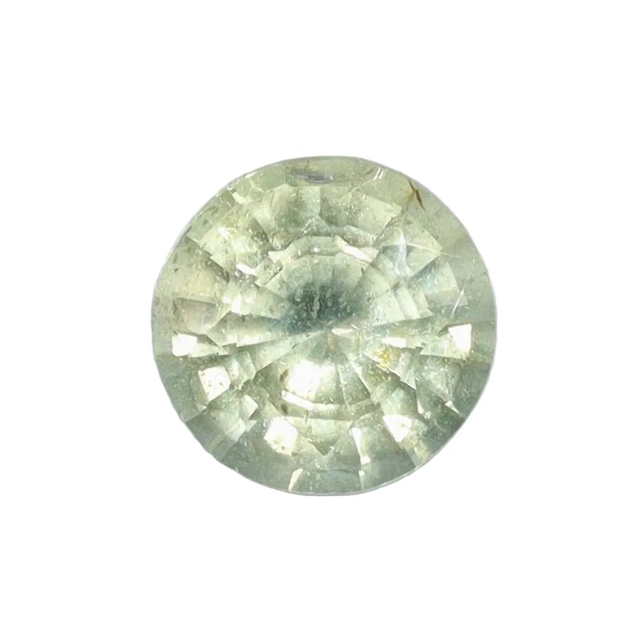0.66 ct Natural Green Sapphire – Round Cut, Madagascar (Untreated) | Earth - Sourced Loose Sapphire from Australia - Sapphirepal