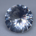 0.68ct Natural White Sapphire – Untreated Round Ceylon Gemstone - Sapphirepal
