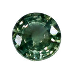 0.70 Carat Natural Green Sapphire (Australia) — Unheated & Untreated, Eye Clean, Round Cut | Sapphire Pal - Sapphirepal
