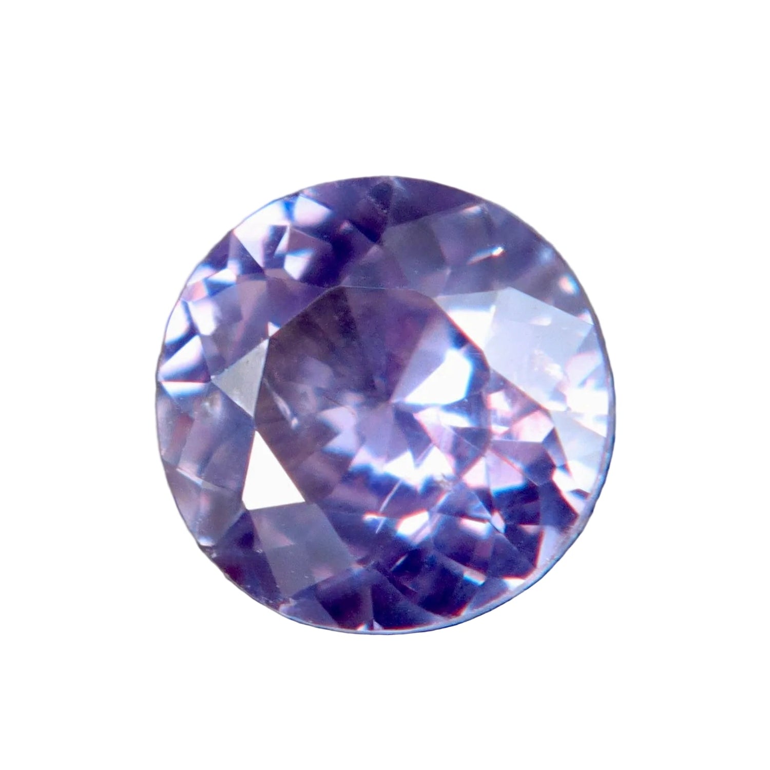 0.70ct Natural Purple Sapphire (Unheated) – Round Cut Ceylon | VS Clarity - Sapphirepal