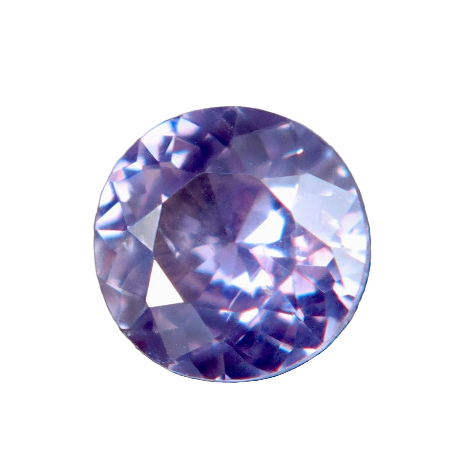 0.70ct Natural Purple Sapphire (Unheated) – Round Cut Ceylon | VS Clarity - Sapphirepal