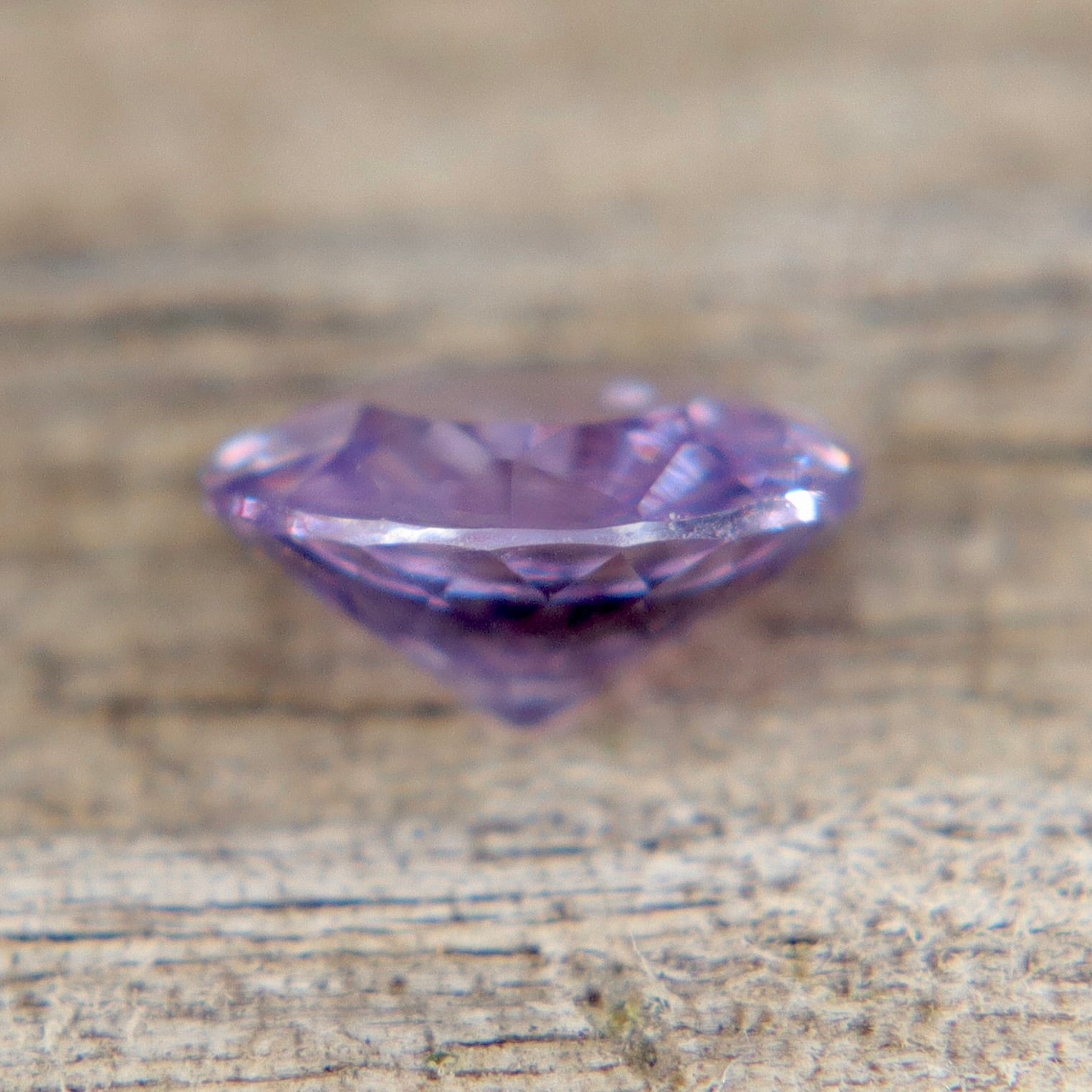0.70ct Natural Purple Sapphire (Unheated) – Round Cut Ceylon | VS Clarity - Sapphirepal