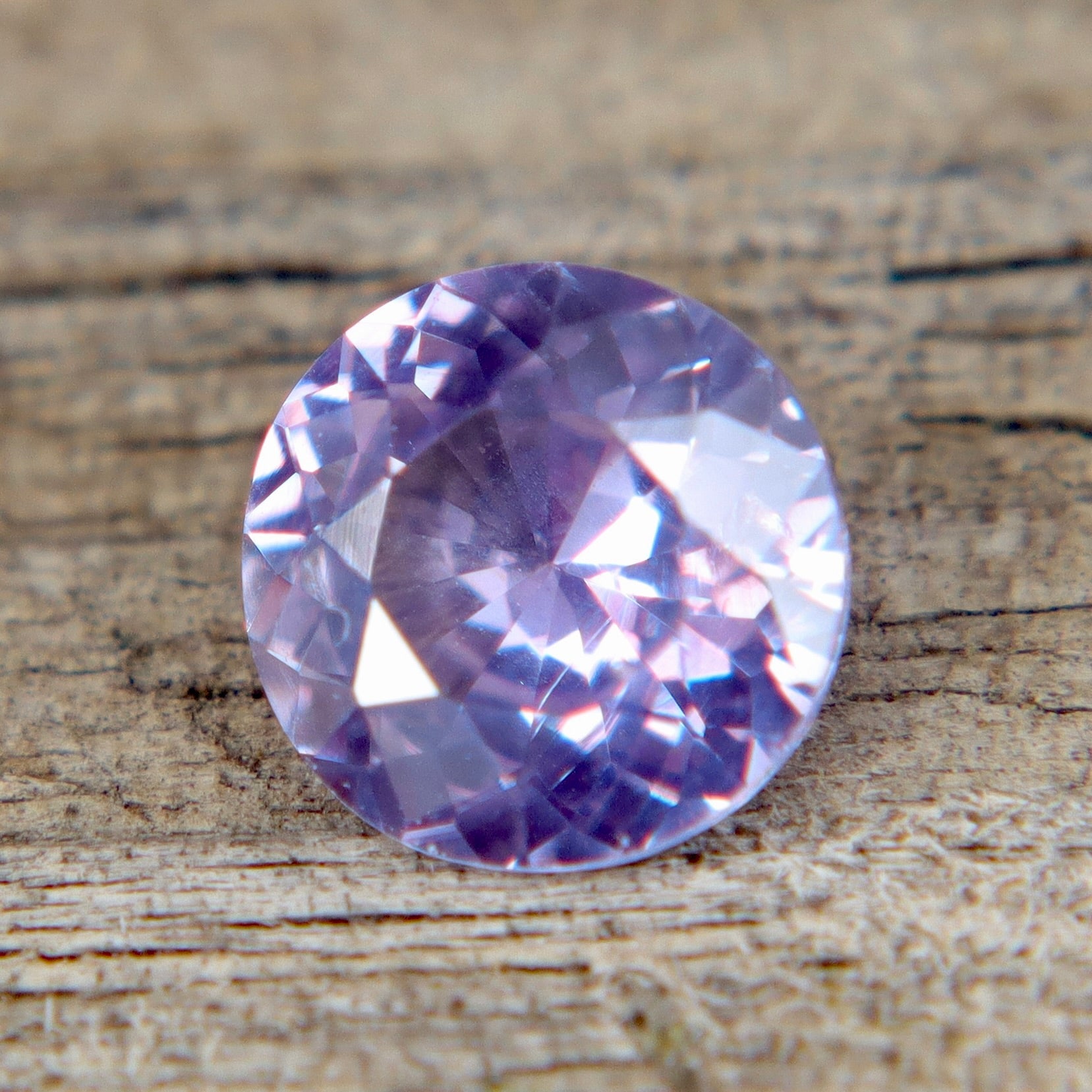 0.70ct Natural Purple Sapphire (Unheated) – Round Cut Ceylon | VS Clarity - Sapphirepal
